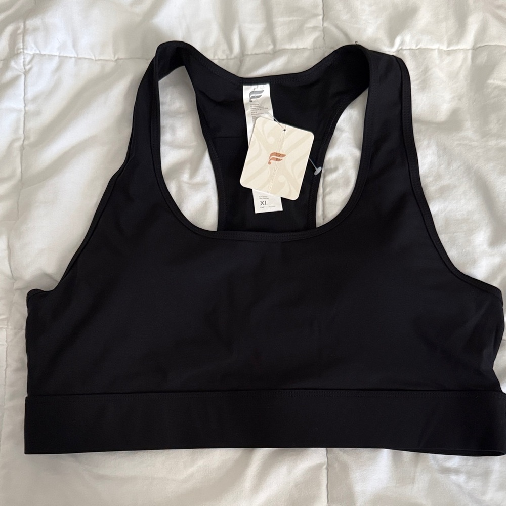 Fabletics Classic Black Sports Bra